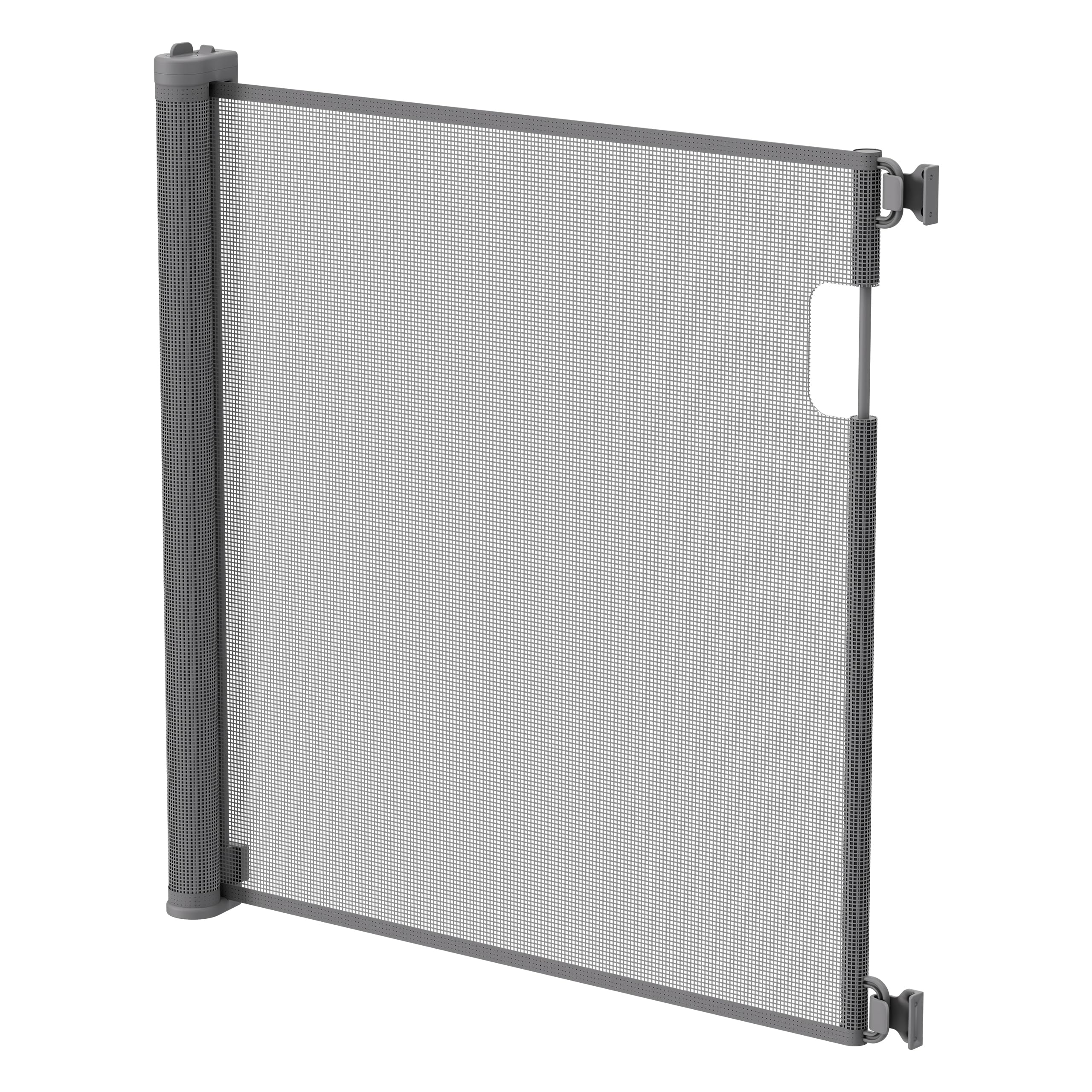 TULANO Guardian Treppenschutzgitter ausziehbar 5-180 cm, Höhe 86 cm, Grau | Extra breites Türschutzgitter für Kinder & Haustiere, Einhandbedienung, sicherer Kinderschutz für Treppen & Türen
