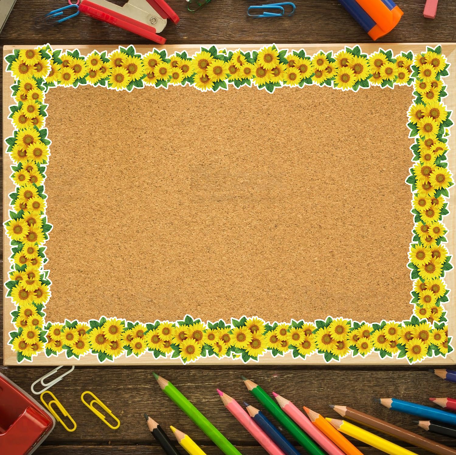 36-Foot Spring Bulletin Board Border Roll – Colorful Spring Flower Trim For Classroom, Easter, School, Office & Wall Decor (2.76" Wide)
