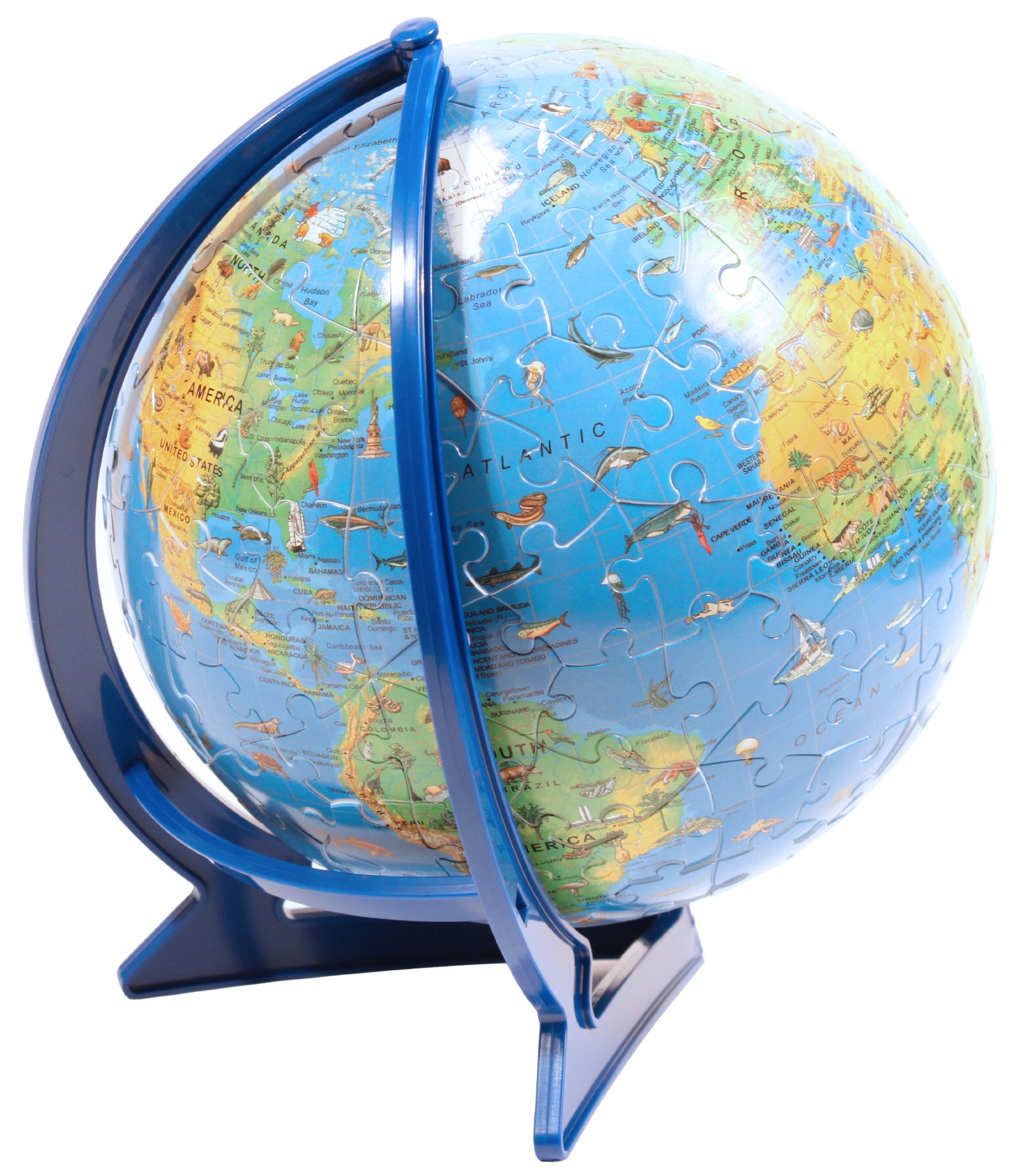 Ravensburger Puzzle Carte du Monde pour Enfants (180 pièces)