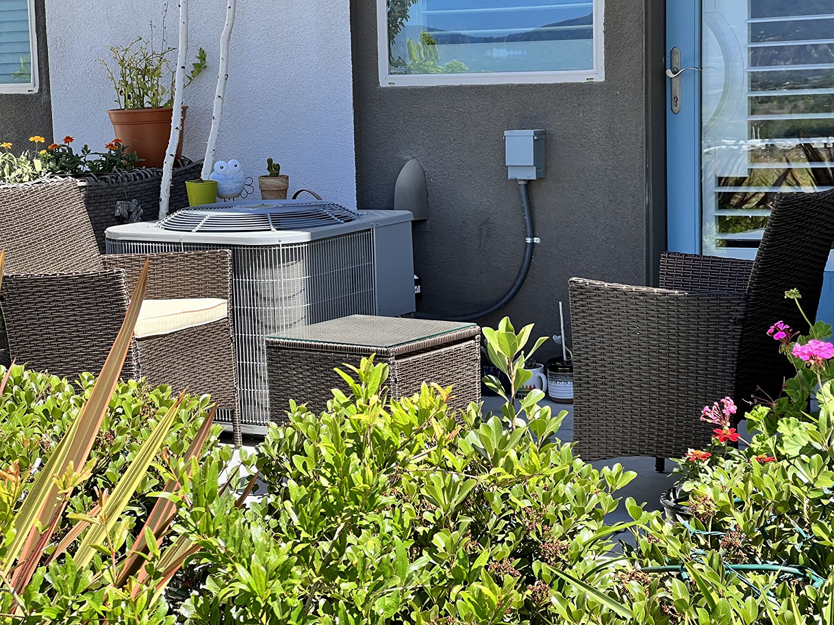 28/mo Finance Patio Furniture Set 3 Piece, Wicker Patio Furniture