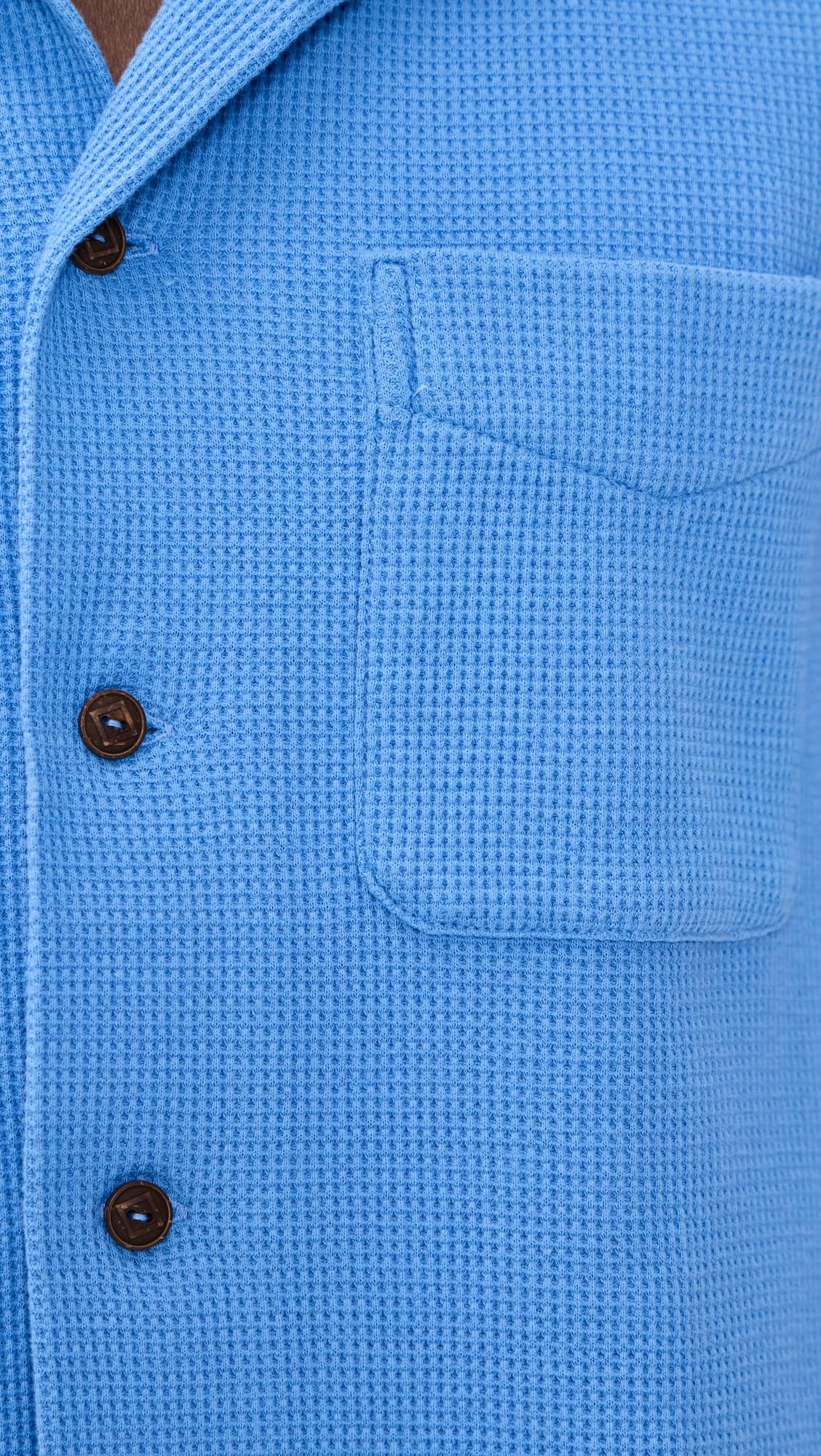 Polo Ralph Lauren Andy Camp-Shirt für Herren, Baumwoll-Leinen, Waffelstrick