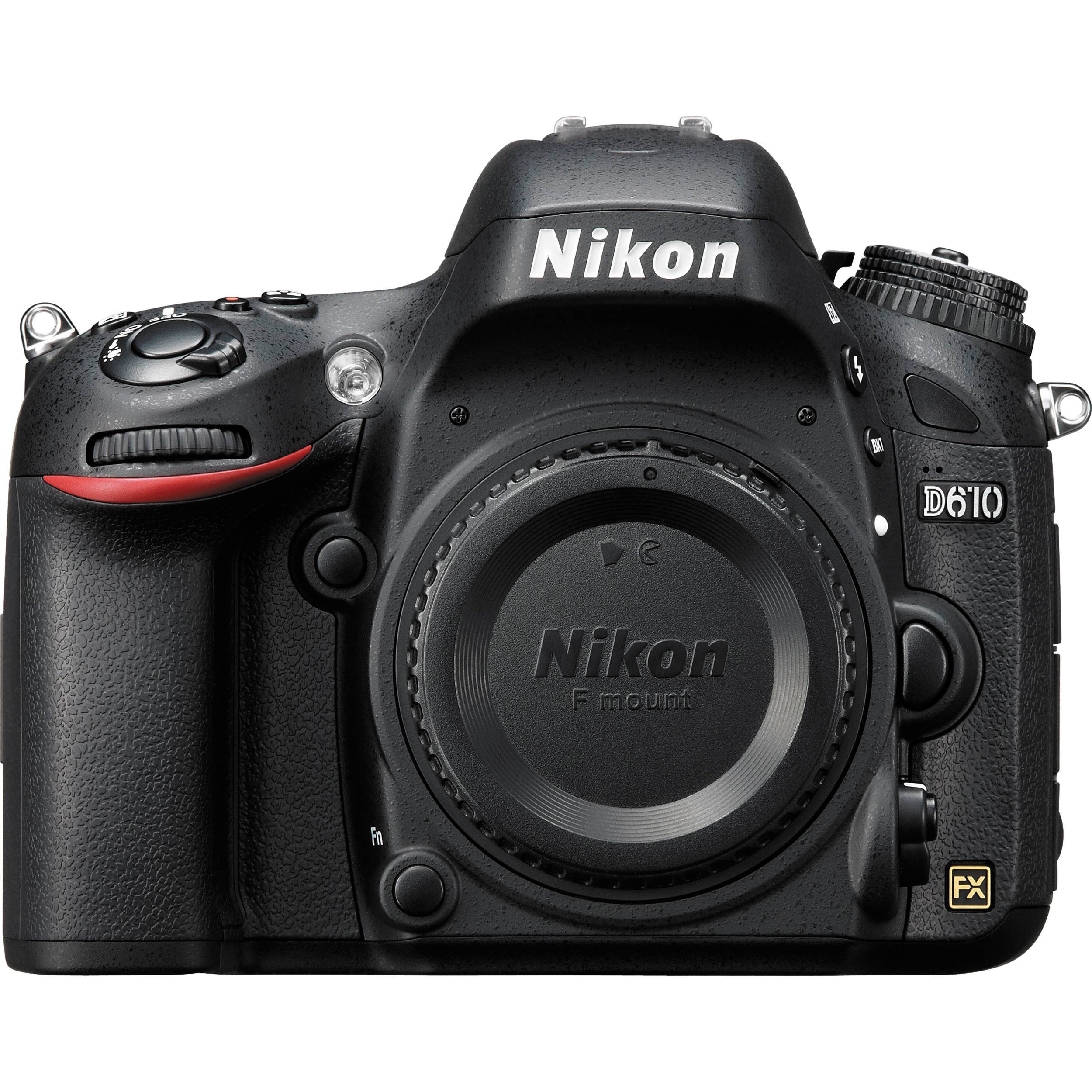 Buy Nikon D610 24.3 MP Digital SLR Camera (Black) with Body Only 