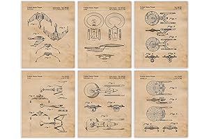 Star Trek Movie Legendary Ships Patent Prints