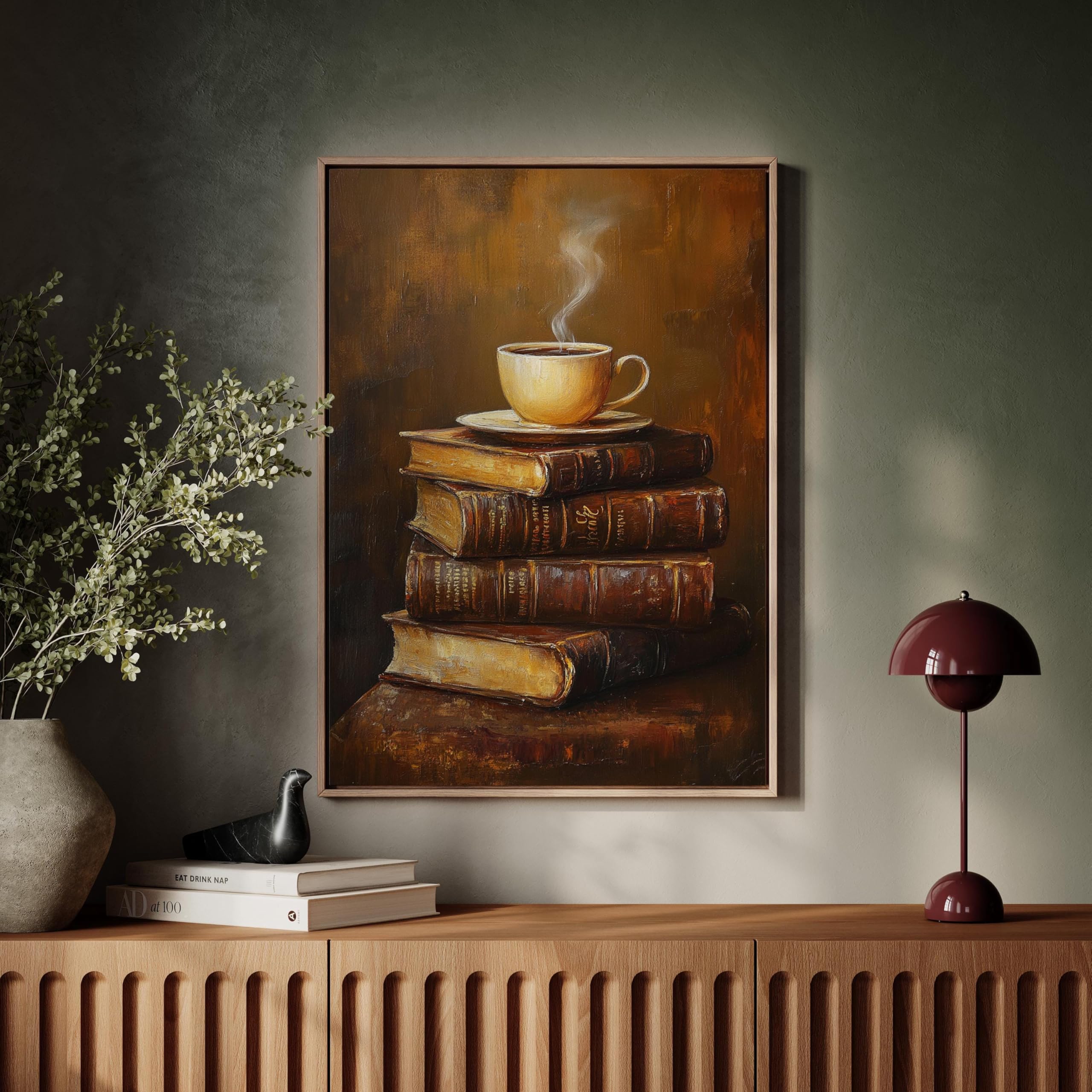 Décoration murale salon tableau toile vintage pour mur vide - 8