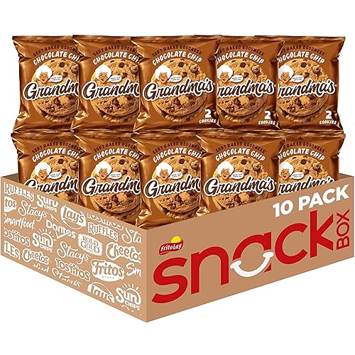 Grandma's Big Cookies, Chocolate Chip, (10 Pack) - Chocolate Chip - 10 Count (Pack of 1)