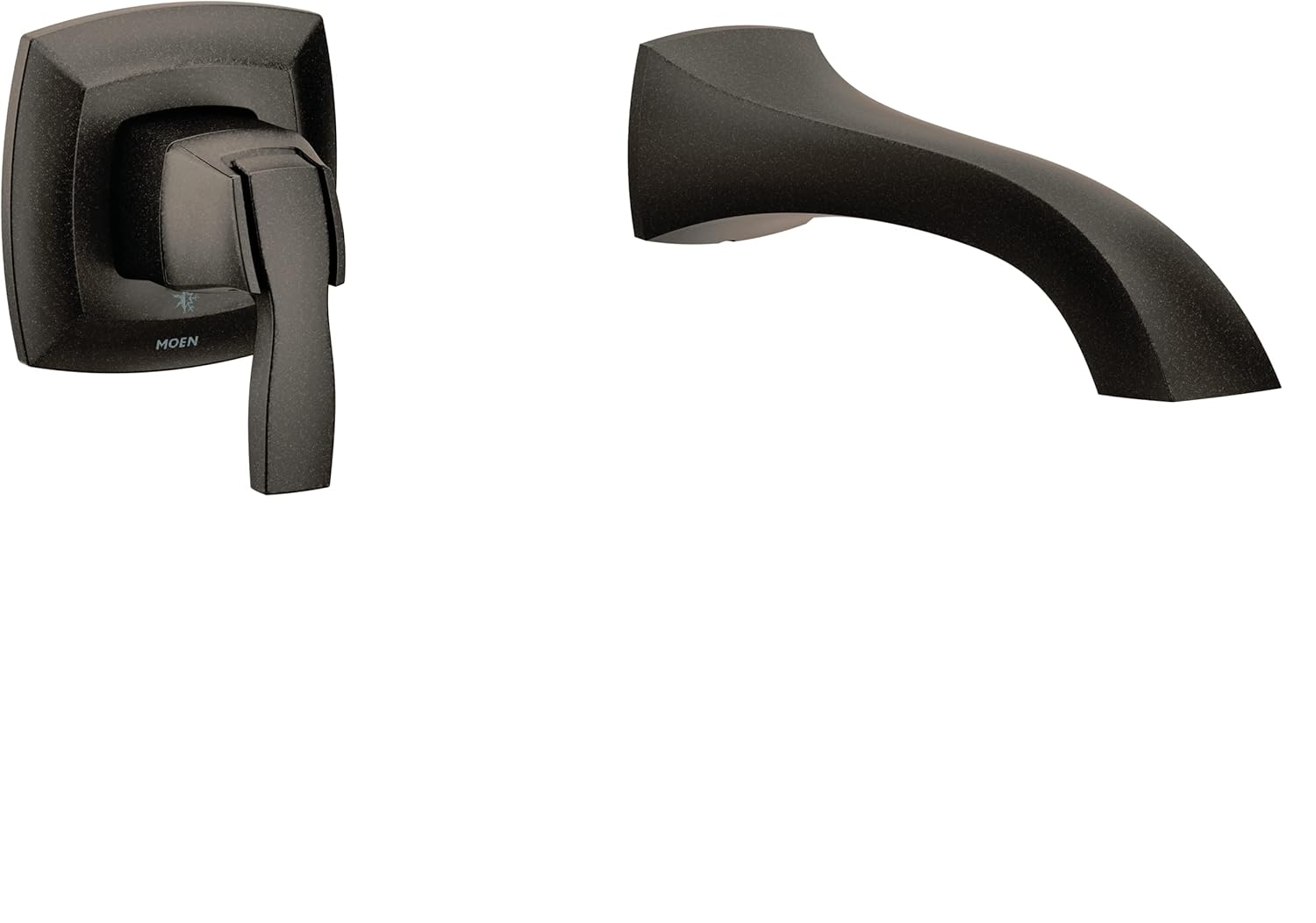 Voss Oil Rubbed Bronze Single Handle Wall Mount Tub Filler High Flow Tub Faucet with 10" Spout Reach, WT691ORB