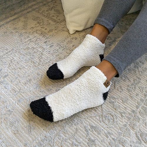 Miniatura 6 de BEARPAW Paquete de 6 pares de calcetines de descanso acogedores súper suaves y cálidos para mujer, varios colores, estampados en el tobillo y