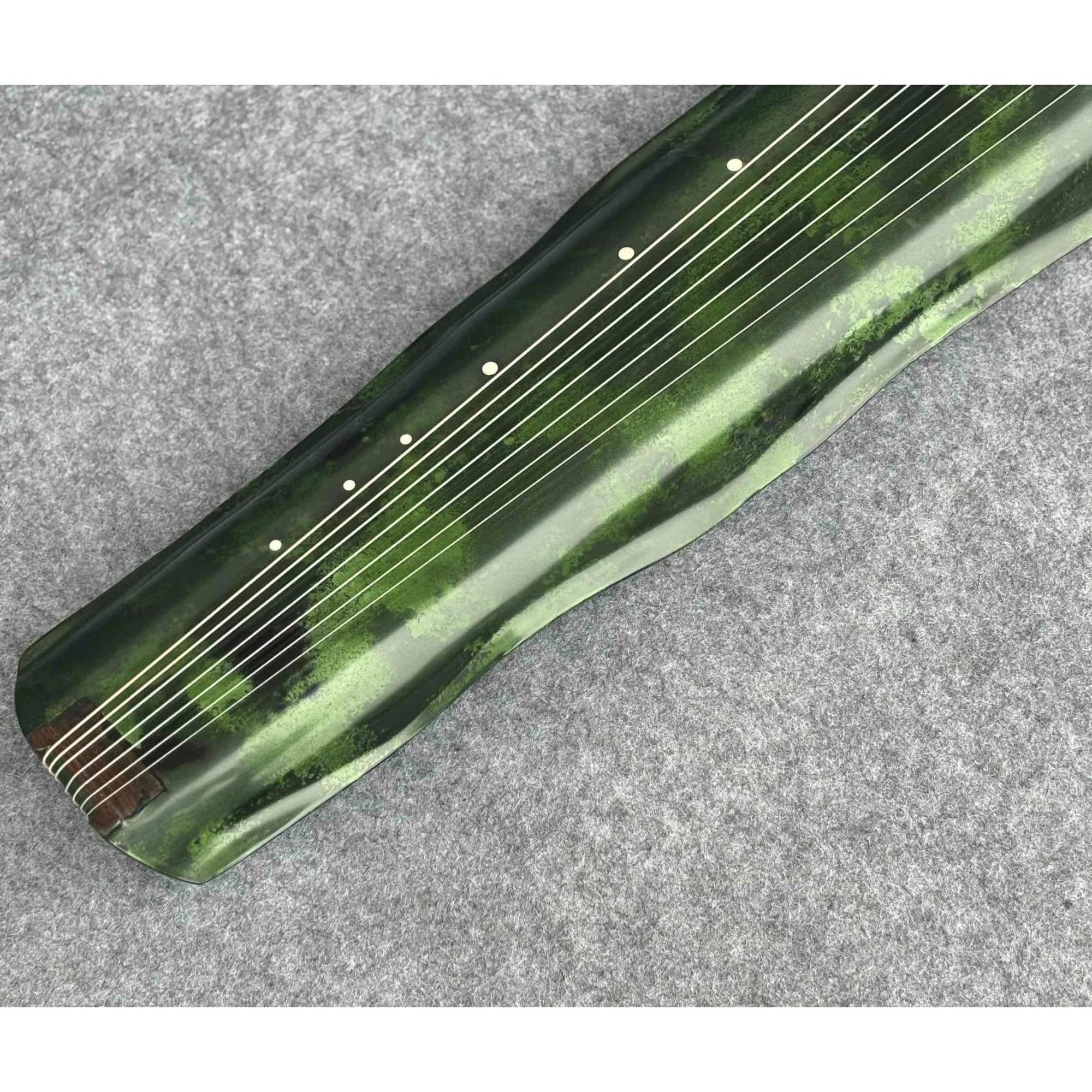 Guqin Stary Instrument Strunowy Z Lakierowanego Drewna Paulownia Ręcznie Robiony