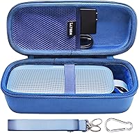 Vista 10 de LTGEM - Funda rígida compatible con Bose SoundLink Flex 2ª generación/SoundLink Flex altavoz portátil Bluetooth, negro (solo funda)