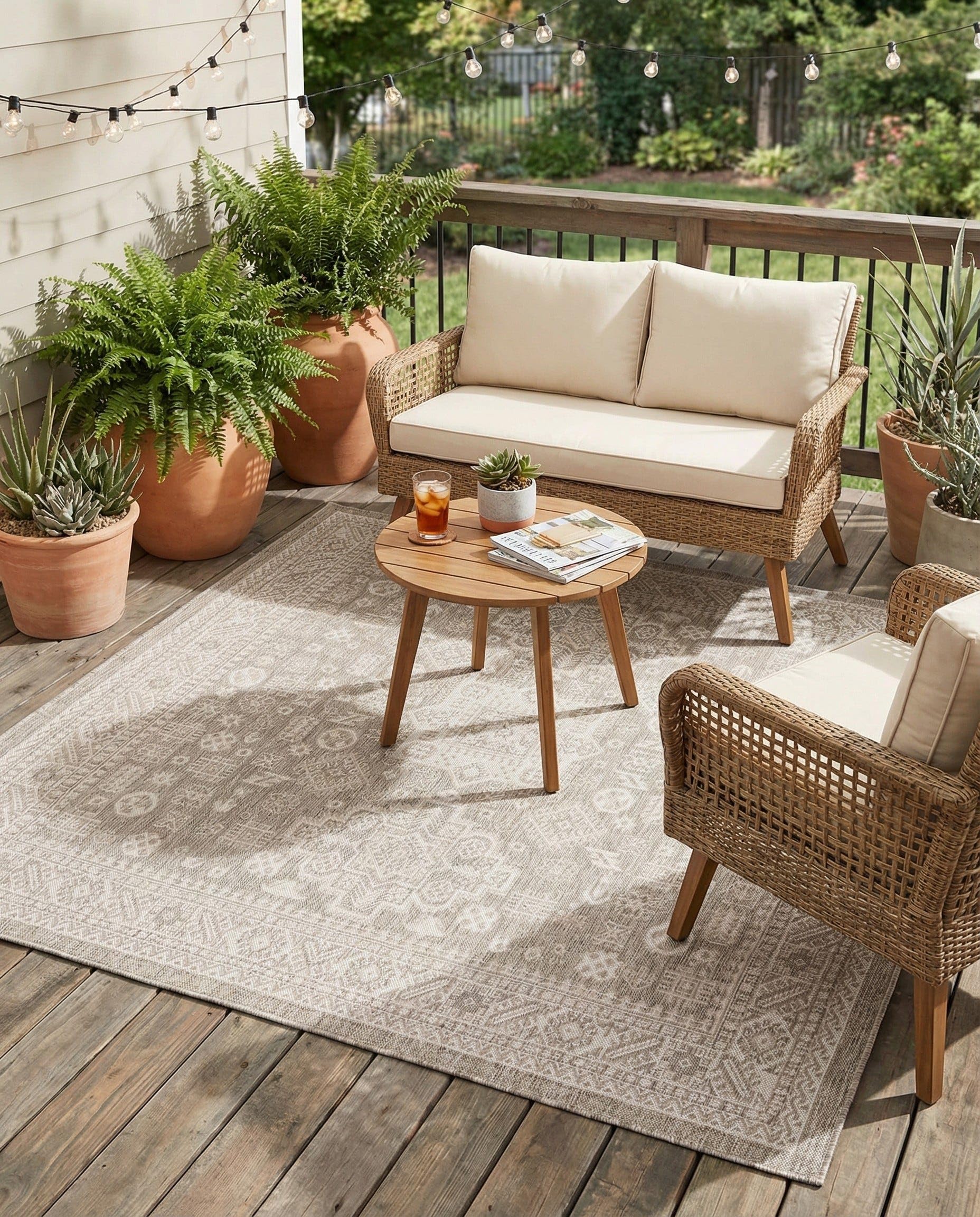 Rugs.com Outdoor Aztec Rug