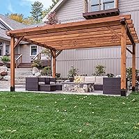 Vista 7 de Base de poste de 4 x 4, tamaño interior de 3.6 x 3.6 pulgadas, base de anclaje de poste de madera resistente para kit de valla de pérgola, base