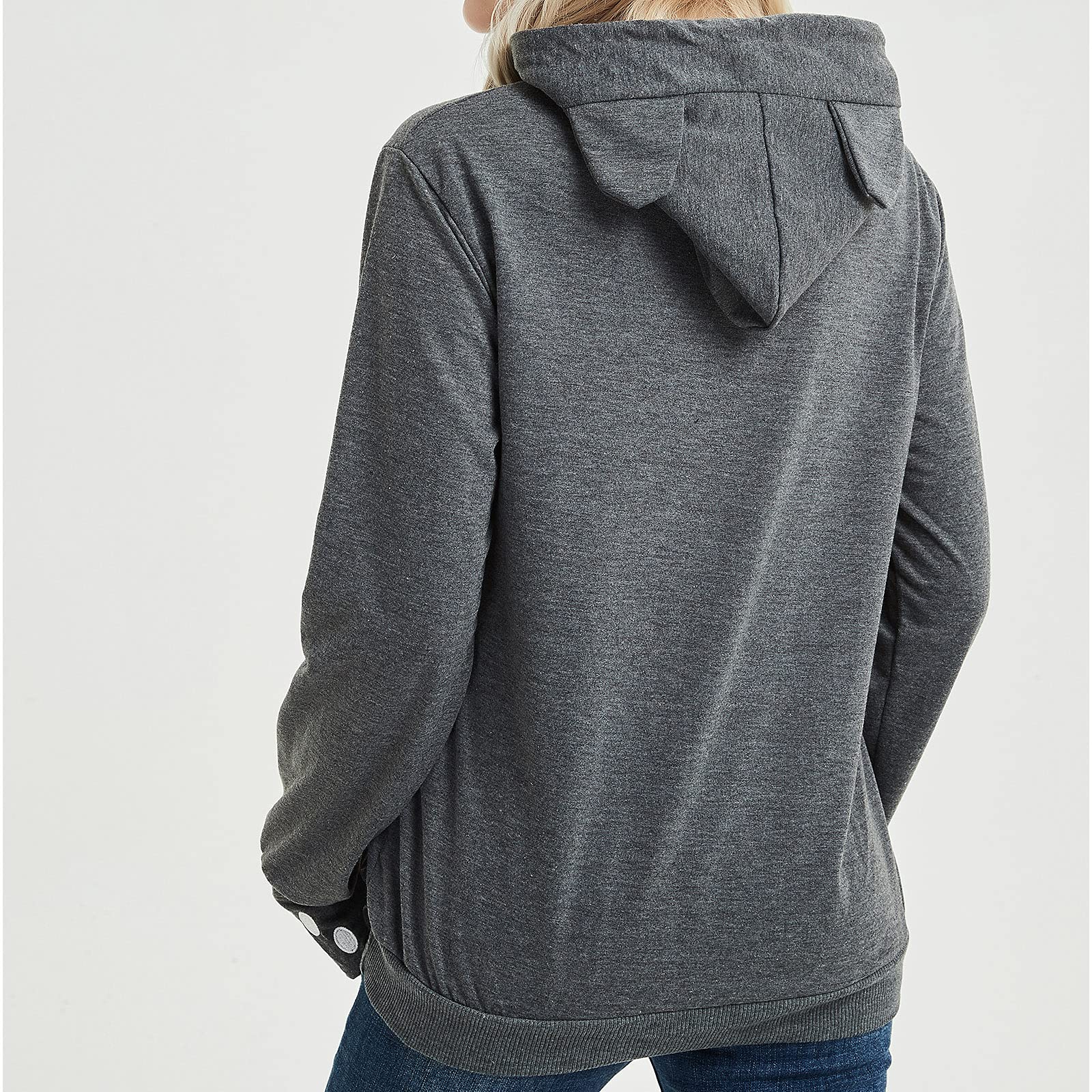 Bluza z kieszenią na zwierzęta AMOYUN, bluza z kieszenią na kota, plus size, bluza z długim rękawem, kieszeń na szczeniaka, długi rękaw, kieszeń na psa, bluza z kapturem, ciepła, duża kieszeń, top na