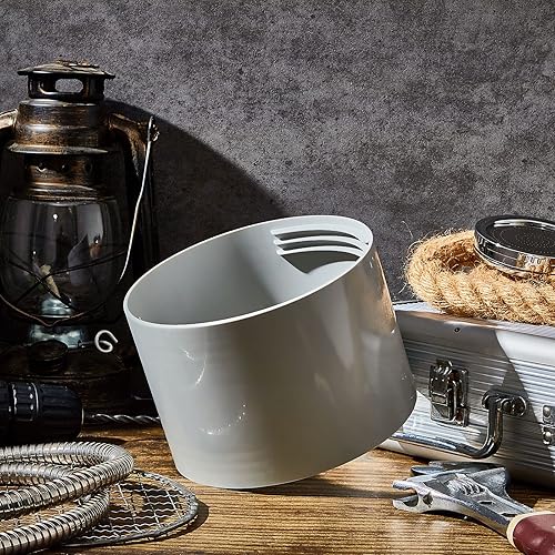 Miniatura 6 de Outus Conector de manguera de escape de 5.9 pulgadas y extensor de aire acondicionado portátil, soporte en sentido horario y contrario a las agujas