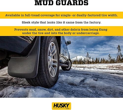 Miniatura 2 de Husky Liners - Guardabarros delanteros | Jeep Grand Cherokee 2011-2021 con guardabarros OEM, juego delantero - Negro, 2 piezas | 58111