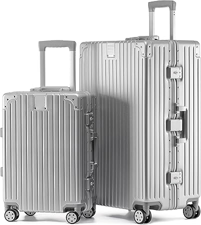KOFA Zurich Kofferset 2-delig, M-55cm & XL-75 cm aluminium frame