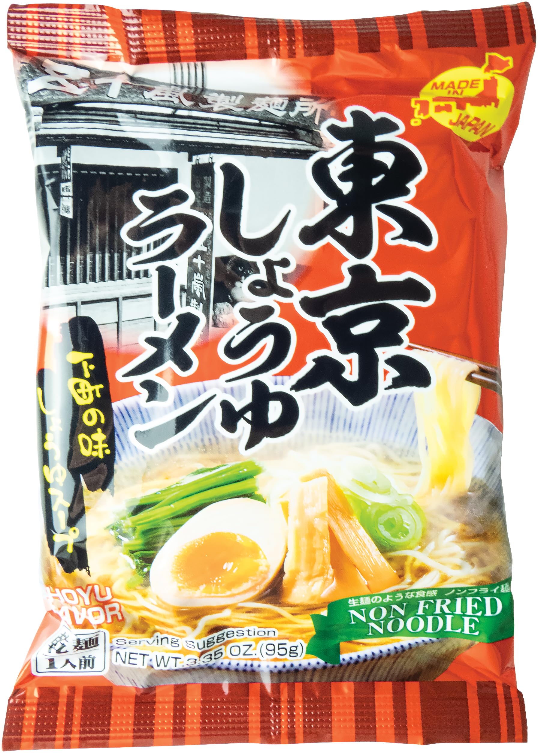 IGARASHI SEIMEN Fideos, ramen instantáneo con salsa de soja estilo Tokio (Tokyo Shoyu Ramen) - 20 x 95 g