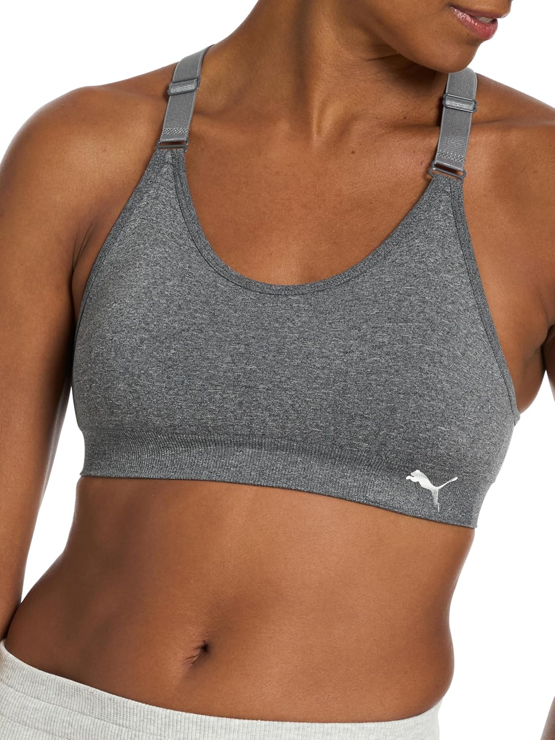 Puma Women's 2 Pack Seamless Sports Bra - Image 4