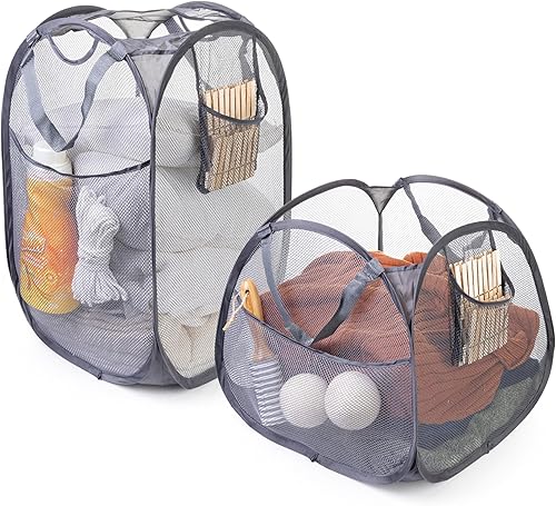 Miniatura 2 de Cesta plegable Dazz de Pro-Mart con 3 compartimentos, color blanco