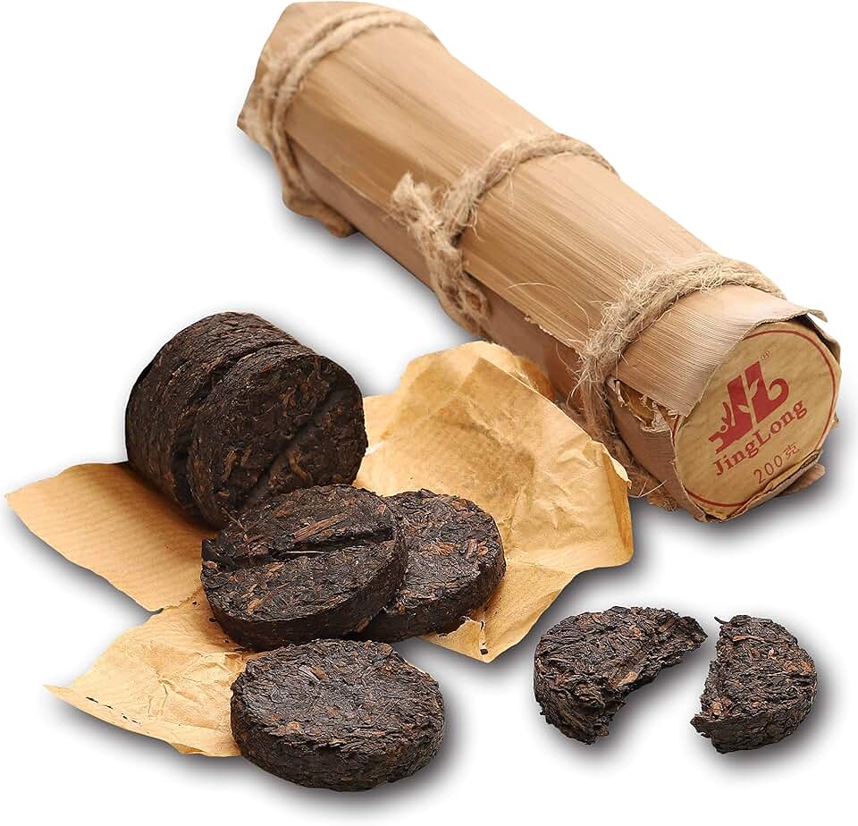 Jinglong Tea Factory Pu-erh Tea in Bamboo Leaf Tube