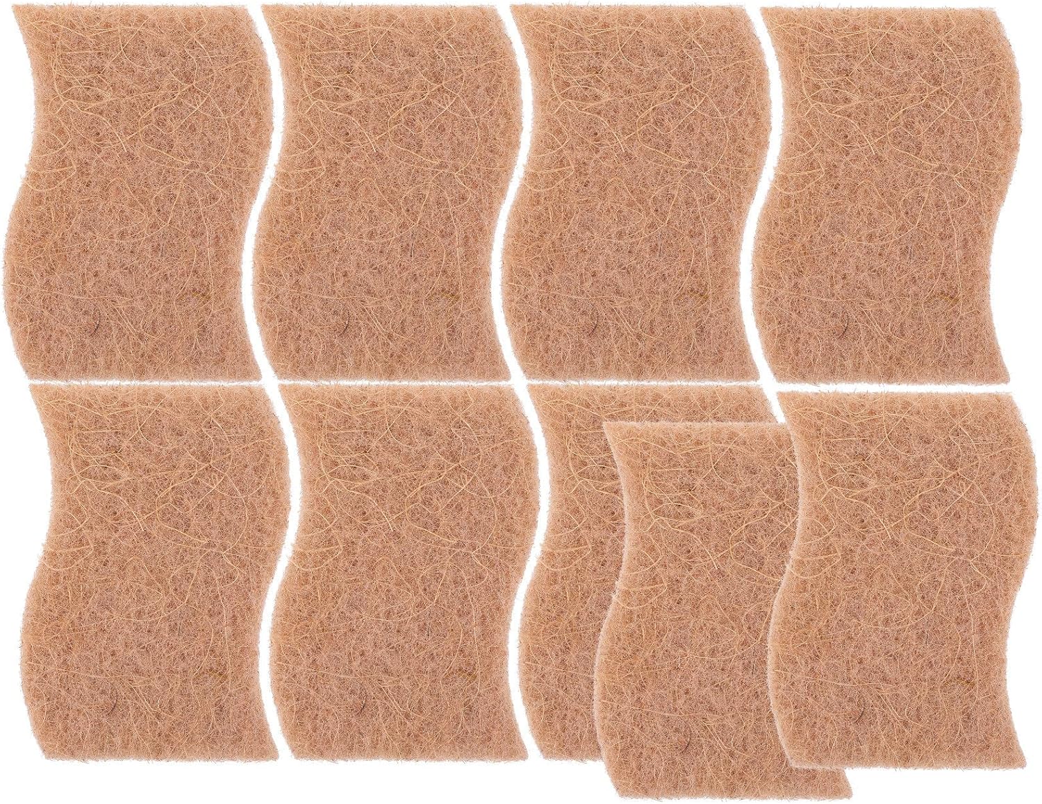 PATKAW 9pcs Biodegradable Cellulose Cleaning Sponges for Kitchen Dishwashing, Multi-Function Reusable Scrub Sponge Set with Natural Fiber, Household Non-Scratch Dish Scrubbers for Daily