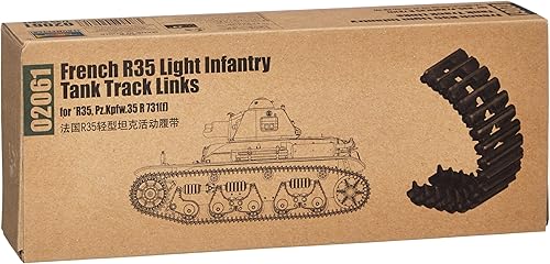 Trumpeter 135Francés R35tanque de Infantería Track Links Modelo Kit de luz