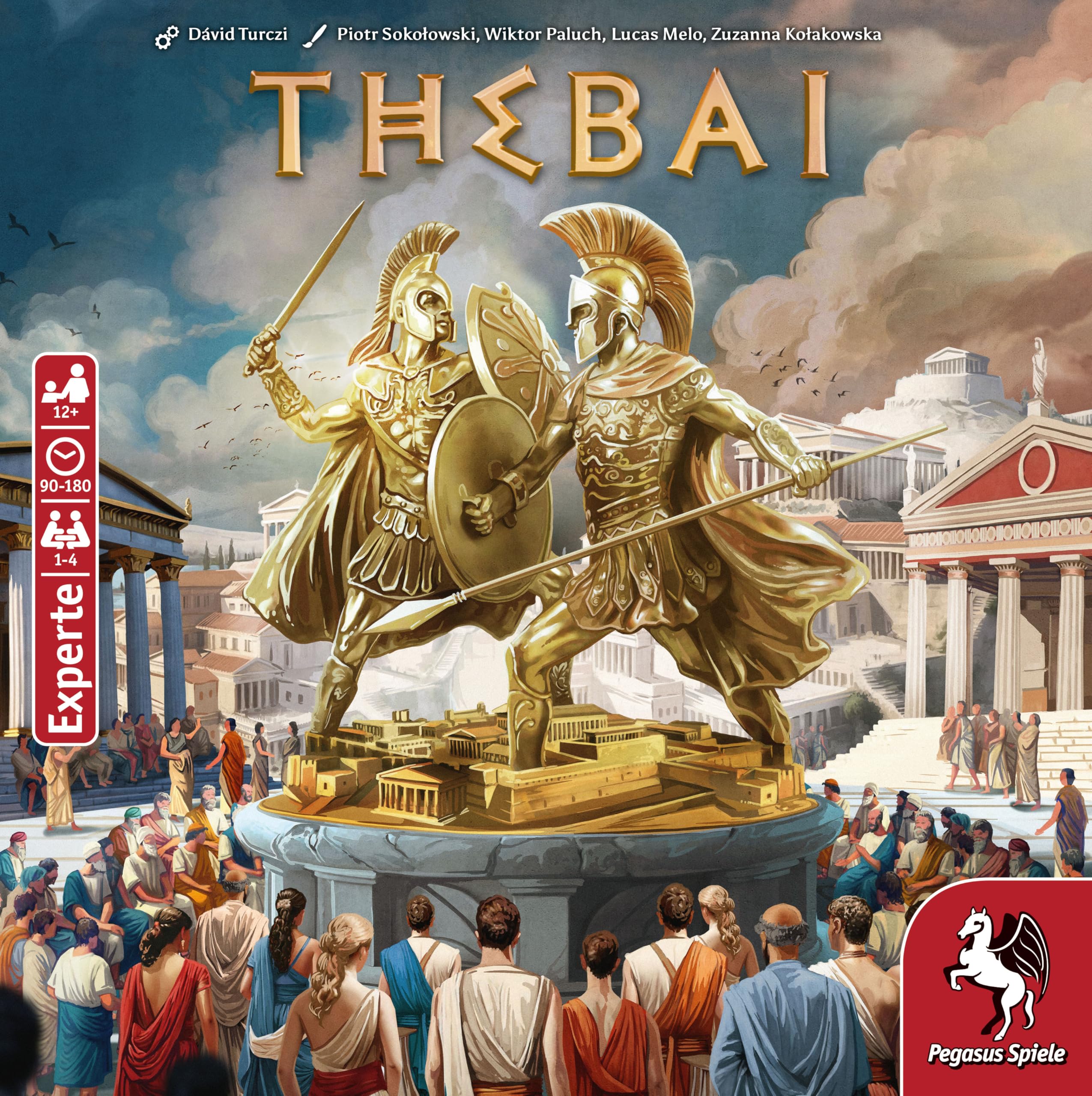 Pegasus Spiele 56220G - Thebai Brettspiel für Experten