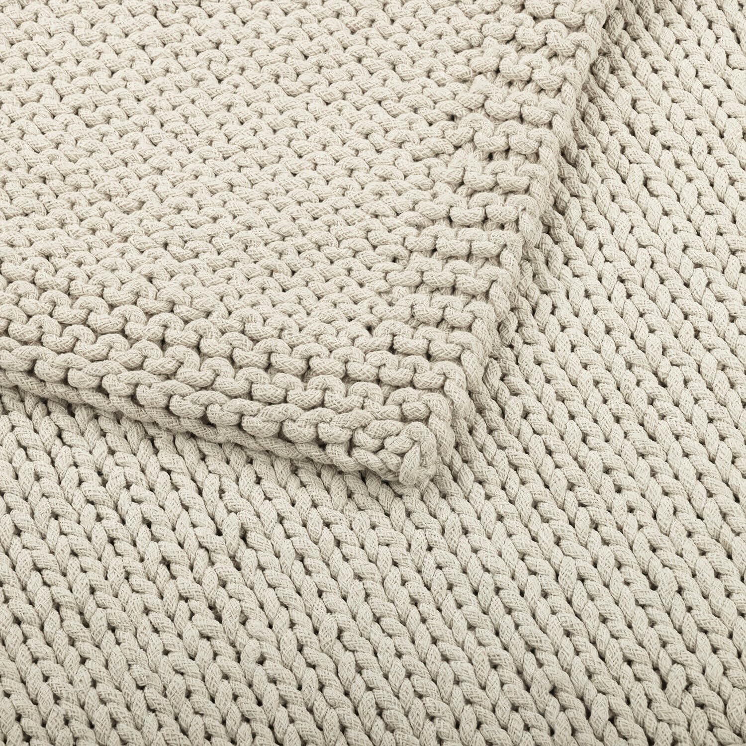 Loberon Badematte Carsen, Creme