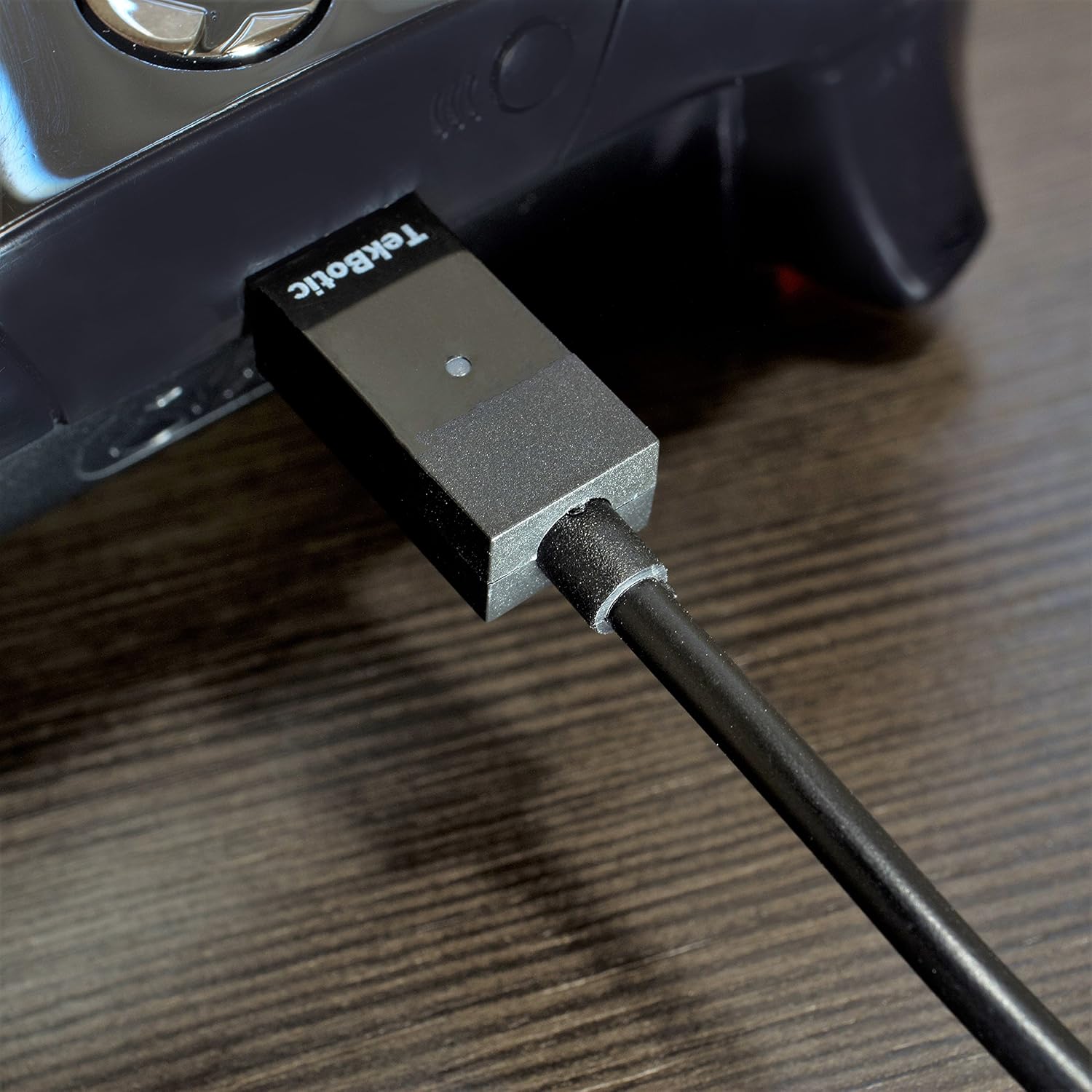 tekbotic ChargePlay Micro USB cable 9ft black for Xbox One controller USB, PS4 controller charger cable, and Android data transfer + charging cord