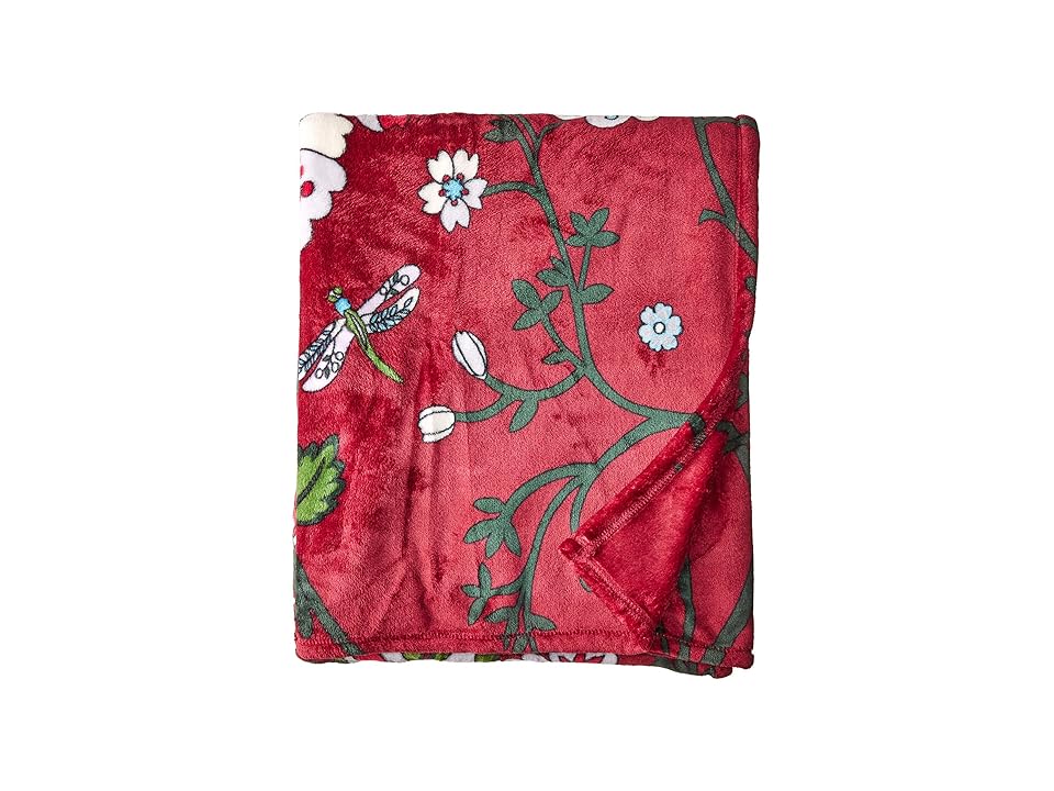 

Vera Bradley Plush Throw Blanket (Bordeaux Blooms) Blankets, Multi