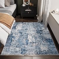 Vista 19 de Rugcomf Alfombra de pasillo de 2' 6'' x 8', lavable, estilo boho, suave, alfombra de área con patrón abstracto, antideslizante, de imitación