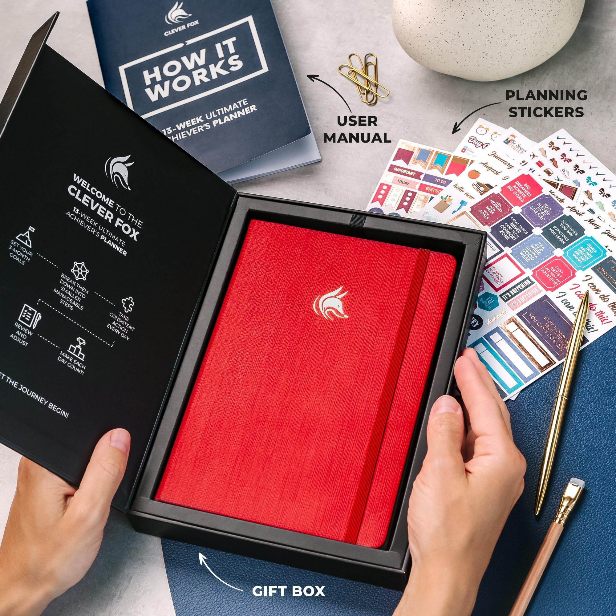 Clever Fox Ultimate Achiever’s Goal Planner - Image 3