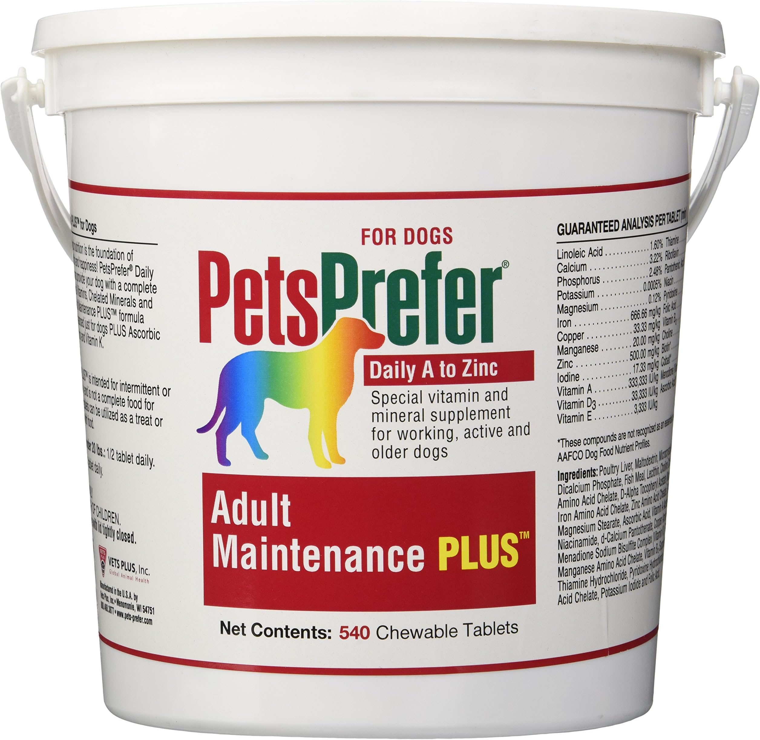 Adult Maintenance Plus for Dogs (540 Tabs)