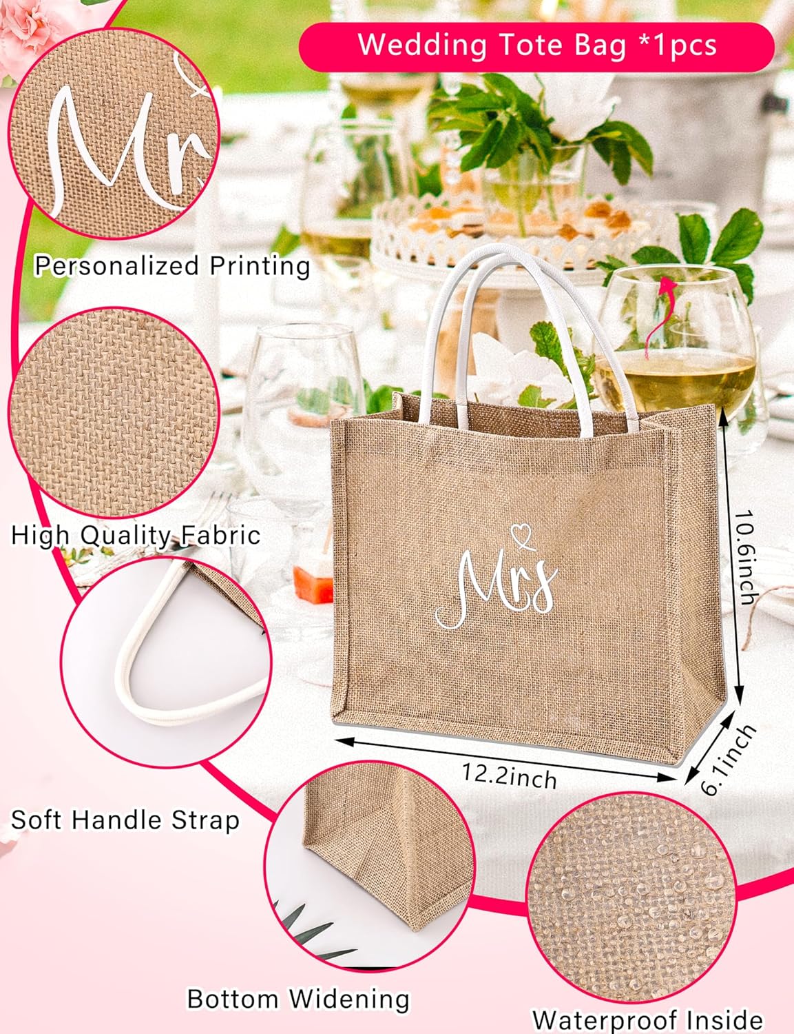 EPLAZA Bride Robe for Wedding Day Set with Slippers Tumbler Tote Bridal Robes Feather Lace Satin Robe for Bachelorette Party - Image 2