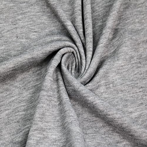 60" Wide Poly Spandex French Terry Brushed Fabric (210 GSM),