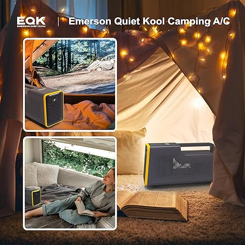 Miniatura 5 de Emerson Quiet Kool Aire acondicionado portátil y deshumidificador de 1,500 BTU para uso al aire libre para camping, tiendas de campaña, casas