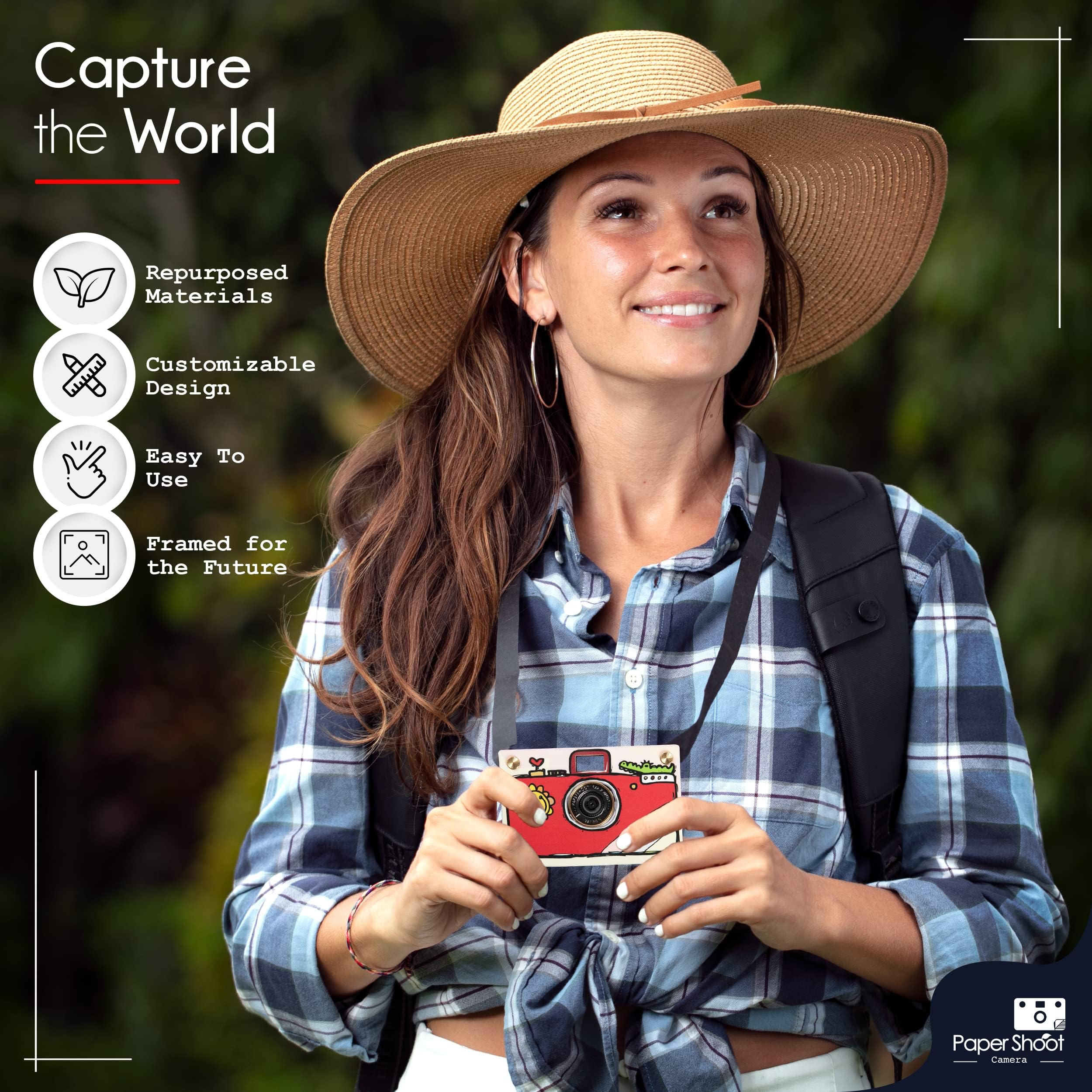 Amazon | ペーパーシュートカメラ - 18MP コンパクトデジタル