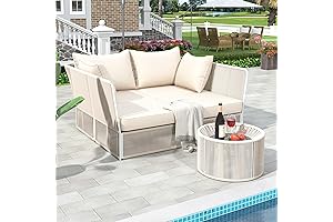 2 Pieces Patio Furniture Set for Outdoor Day Ed
