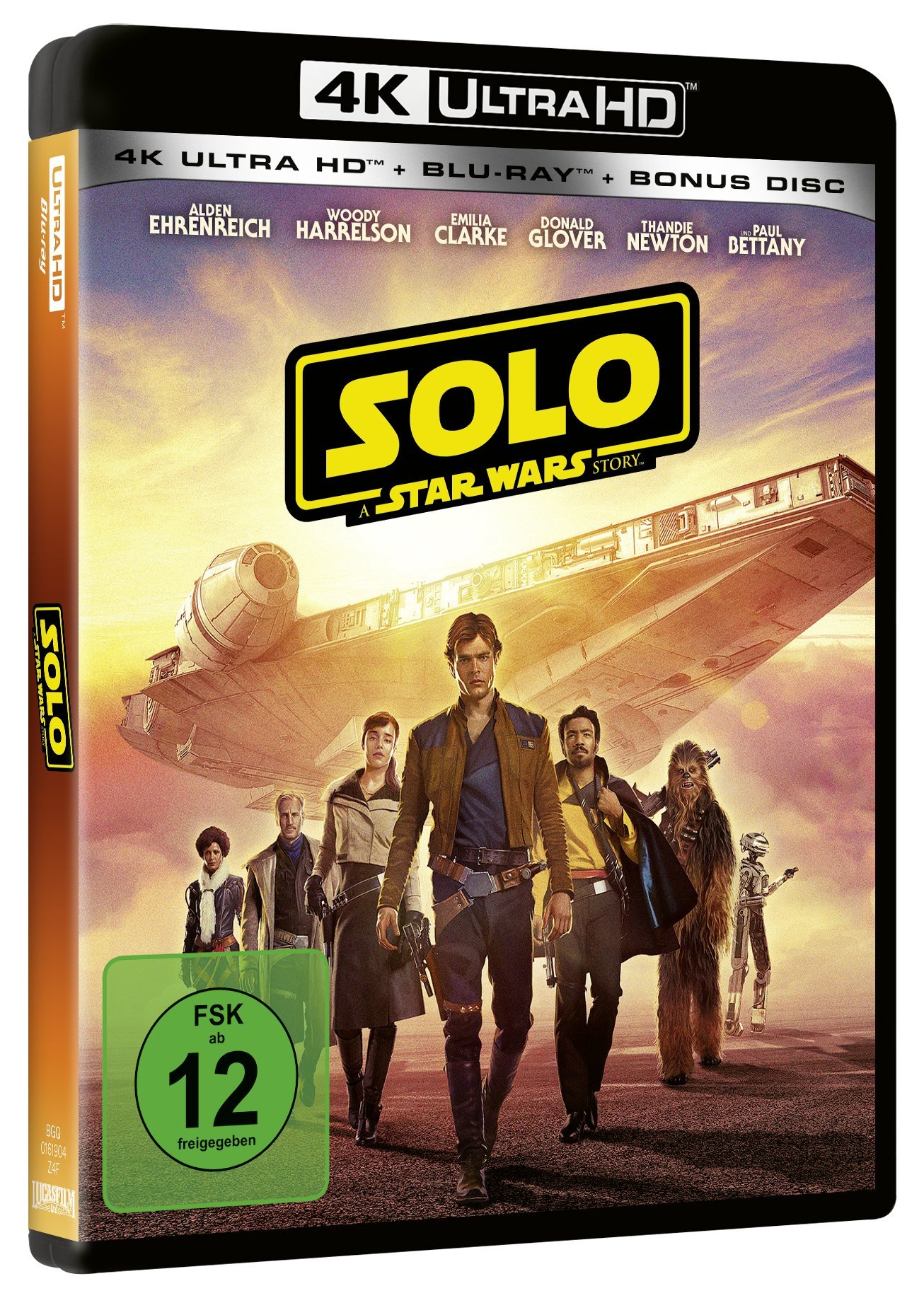 Solo - A Star Wars Story (4K Ultra HD) (+ Blu-ray 2D / + Bonus-Blu-ray)