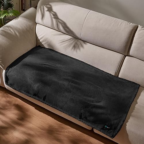 Miniatura 37 de Kritter Planet - Manta impermeable y a prueba de orina para perros grandes; manta suave, reversible y a prueba de líquidos para proteger el sofá y