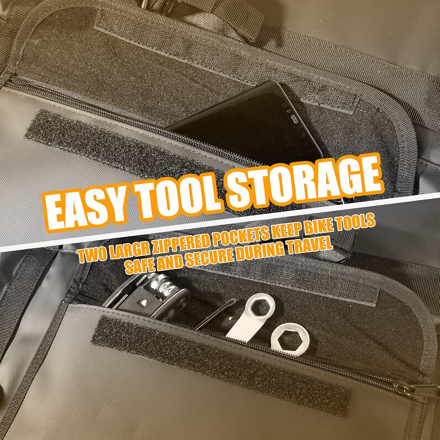 Himal Outdoors Tailgate Pad for Mountain Bike, Tailgate Protection Pad with Tool Pockets, Fits Most Truck Carries Up to 5 Bikes : Sports & Outdoors