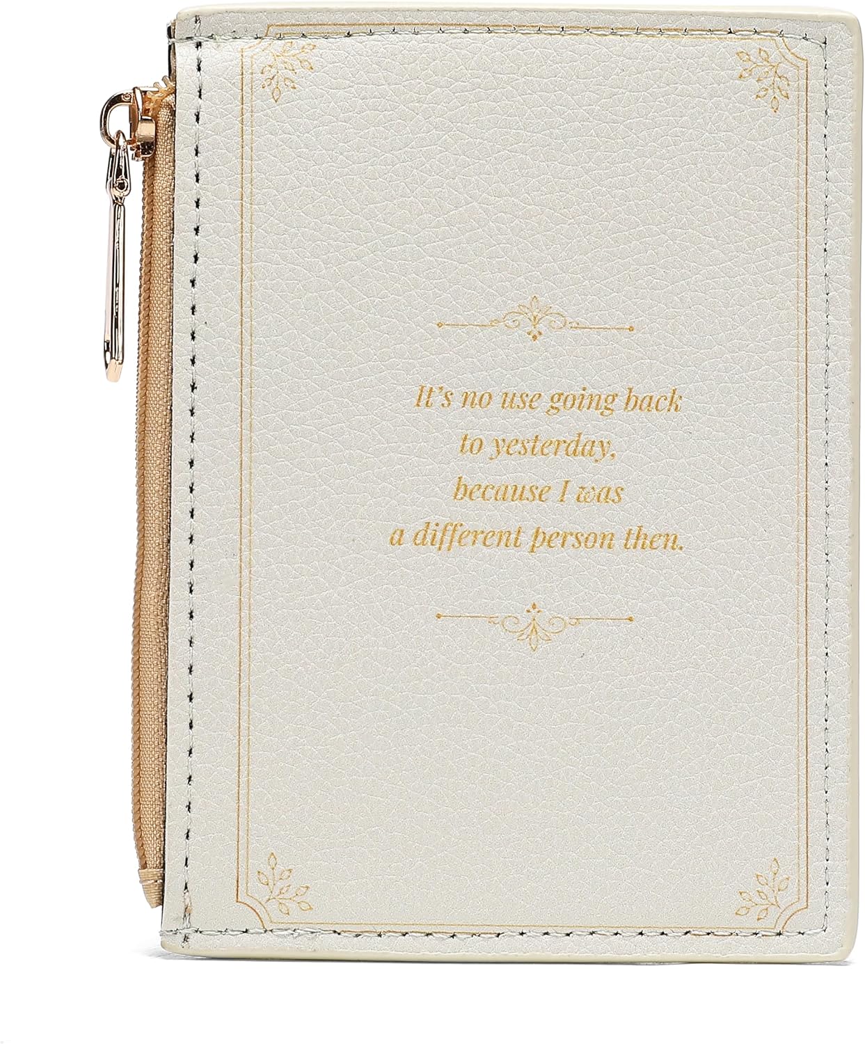 ASVP Shop Alice Card Holder Mini Book Wallet Coin Purse Book Card Purse Book Cardholder Lewis Carroll Book Lover Gift