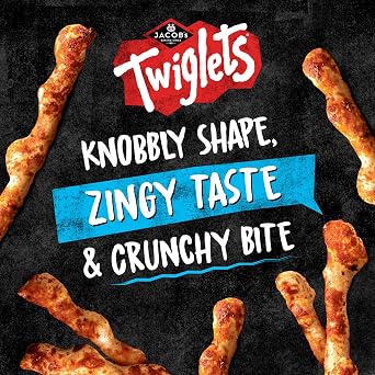 JACOB'S Twiglets Sharing Baked Snacks, 150 g (Pack of 1)