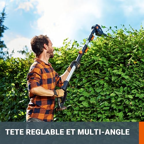 WORX Taille-haies sur perche sans fil 20V WG252E.9 - 4