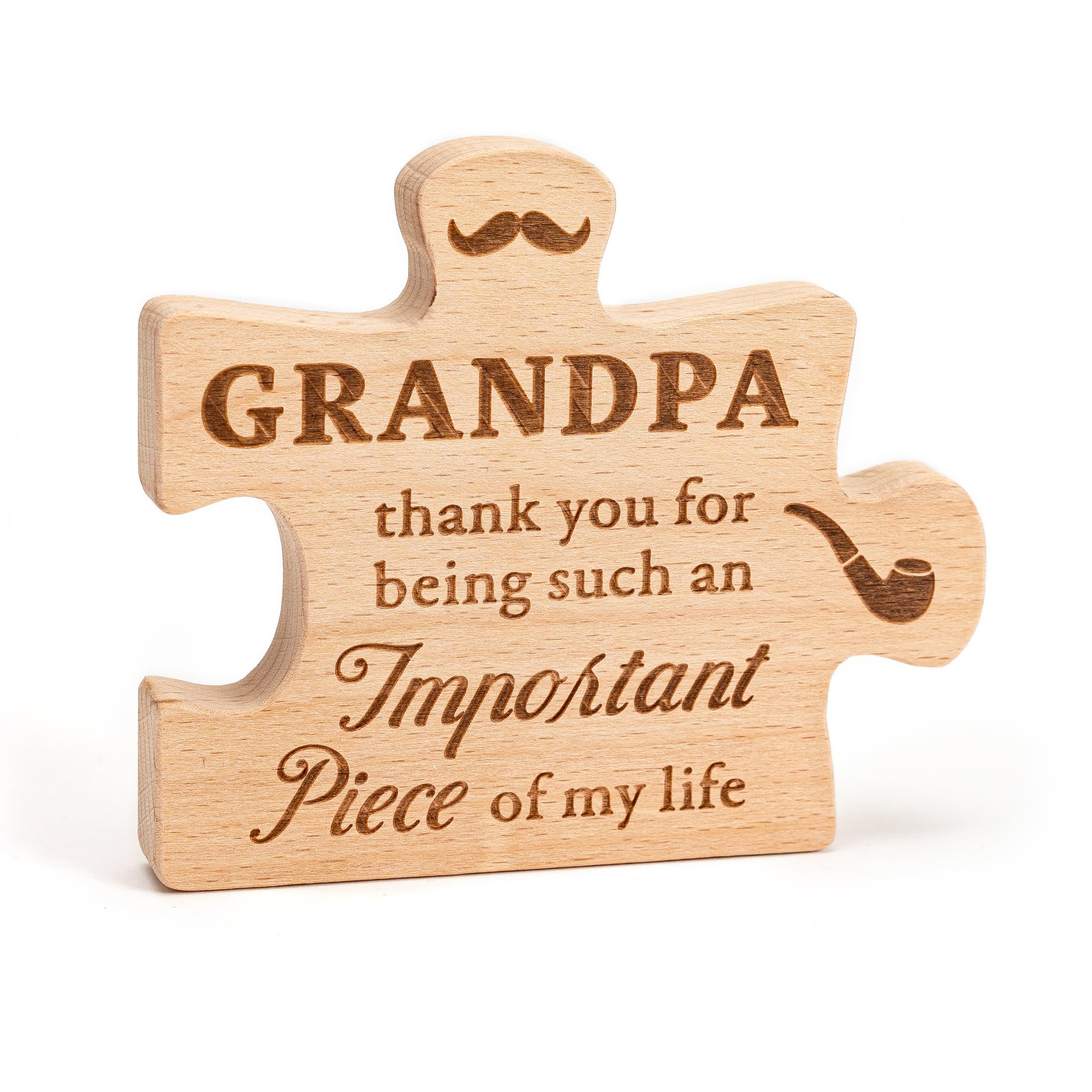Engraved Block Puzzle Gifts For Grandpa, Grandpa Birthday Gifts, Fathers Day Gift Ideas, Home Decor Living Room, Father Day Gift From Granddaughter, Grandson (Grandpa)