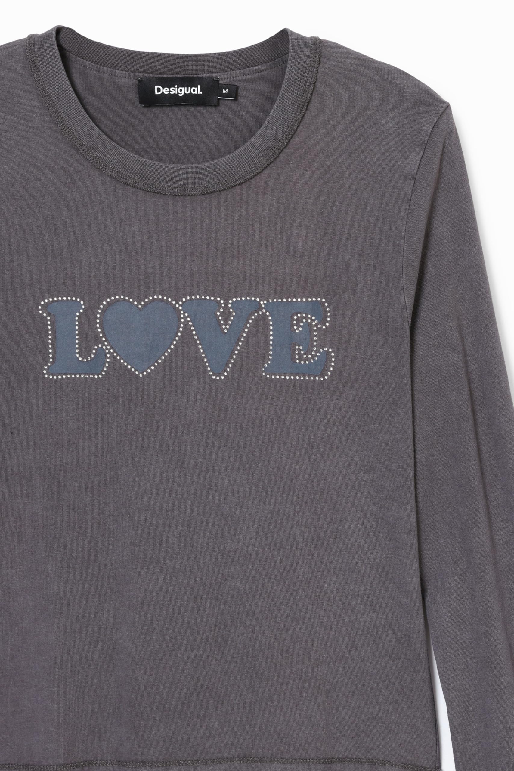 Desigual Maglietta da Donna A Maniche Lunghe T-Shirt Donna