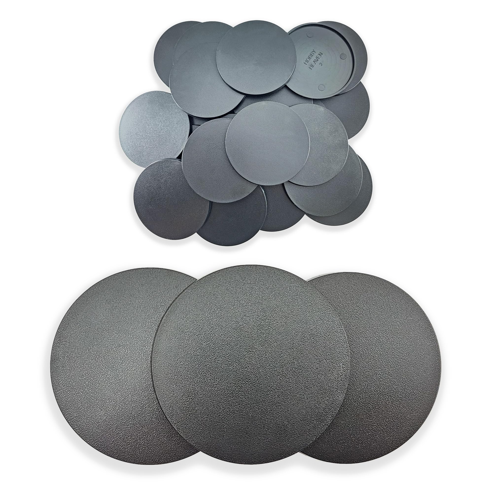 Hobby Heaven 100mm Round Plastic Wargaming Bases (25 pcs)
