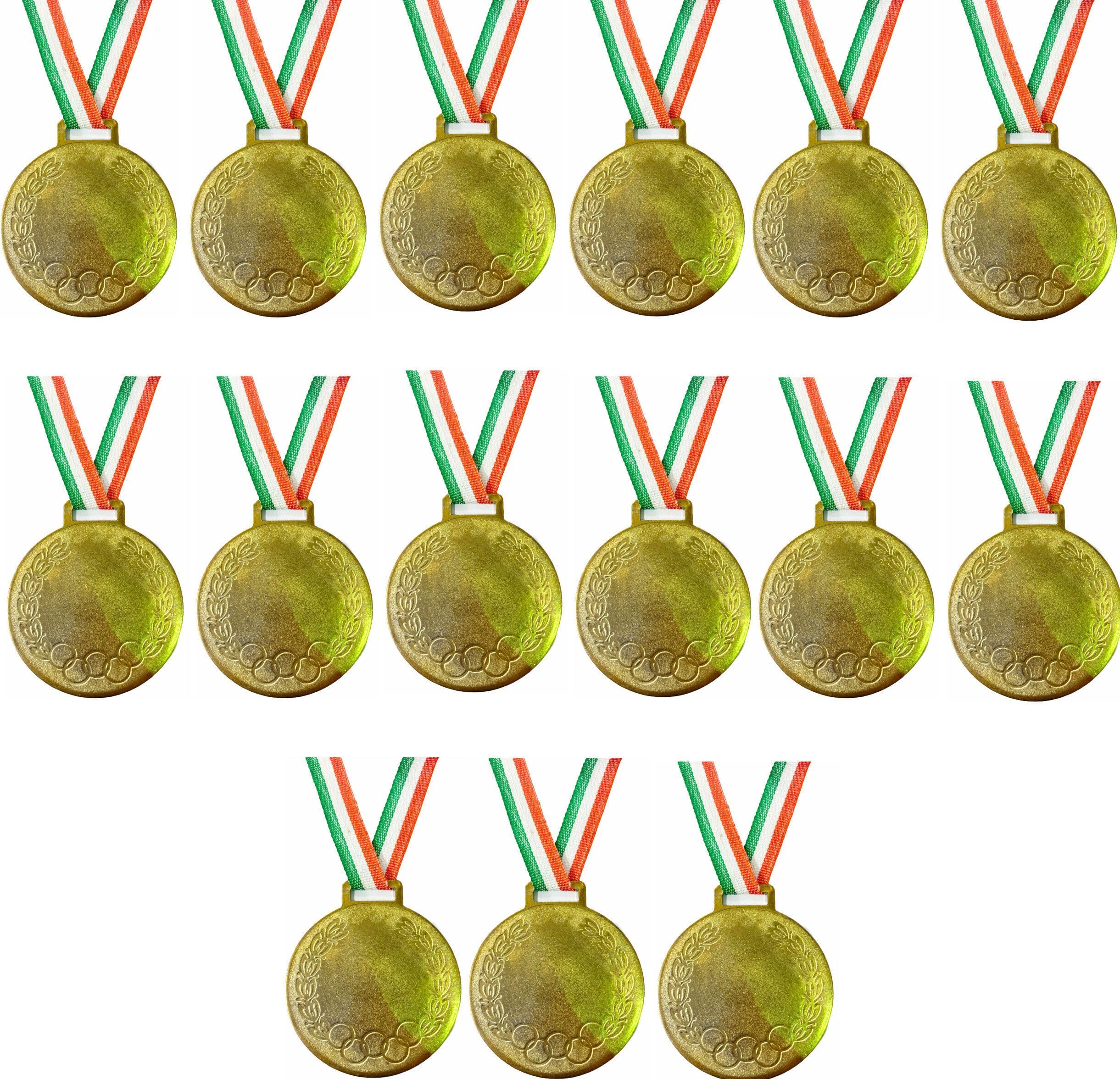 GYMFREAK Medals for School Competition Sports Event15 Gold Olympic Medal (2 inch)-picture-28