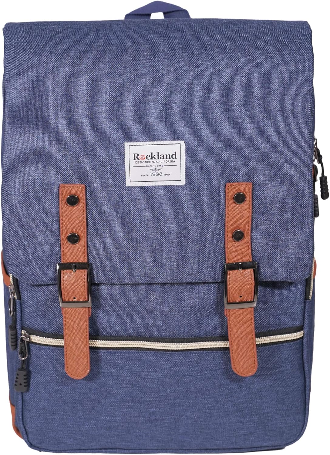 Rockland Heritage USB Laptop Backpack, Blue, Large : Electronics