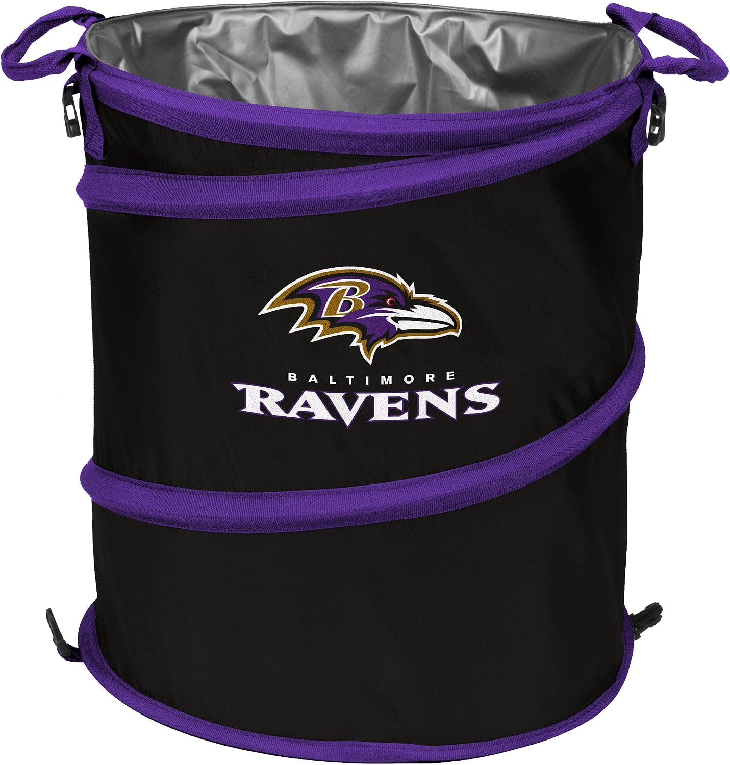 Logo Brands Officially Licensed NFL 3-in-1 Cooler Trash Can, One Size, Team Color