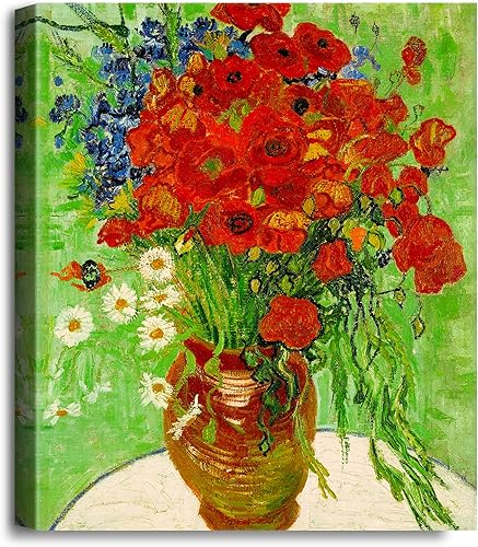 Miniatura 509 de A&T ARTWORK The Starry Night de Vincent Van Gogh. Tamaño del marco: 36 x 30 pulgadas, tamaño de la imagen: 30 x 24 pulgadas, reproducciones clásicas